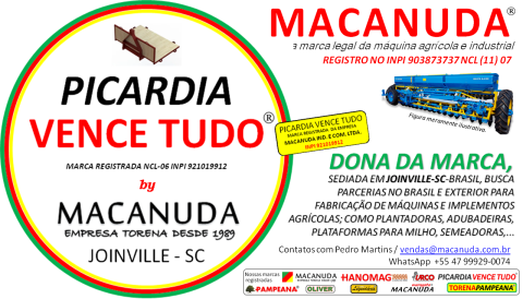 PLANTADEIRA MACANUDA PLATAFORMA PICARDIA VENCE TUDO EM MARACAJU MS